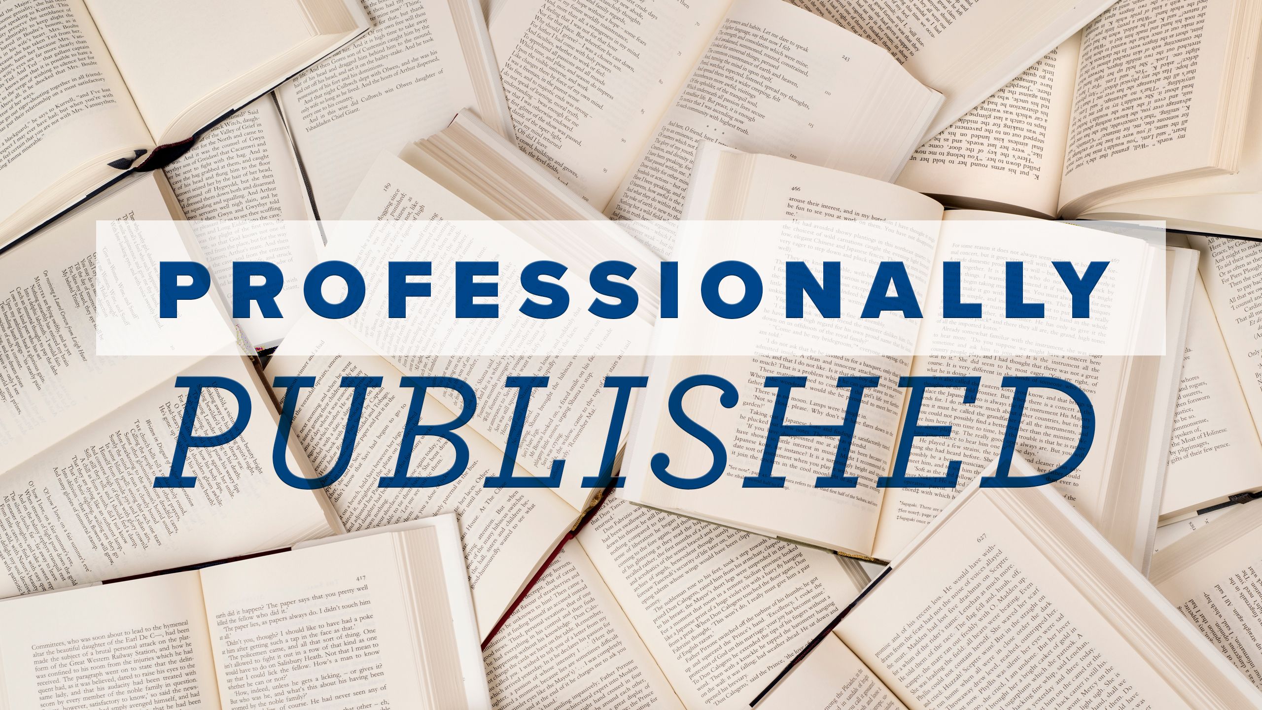 Professionally Published